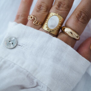 Bague Lune blanche