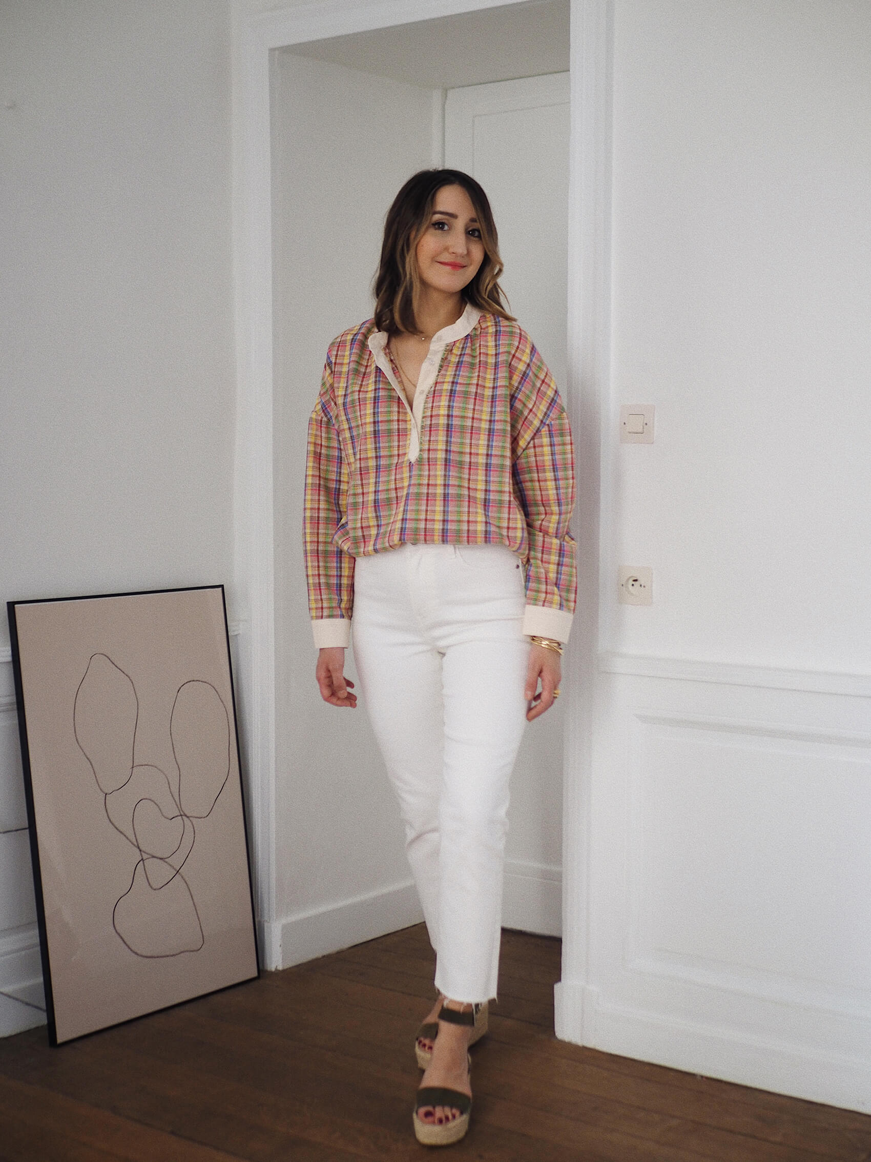 Jean Gaby blanc 4 - Vetement - Jean - Femme - Bas - Manon Calleja