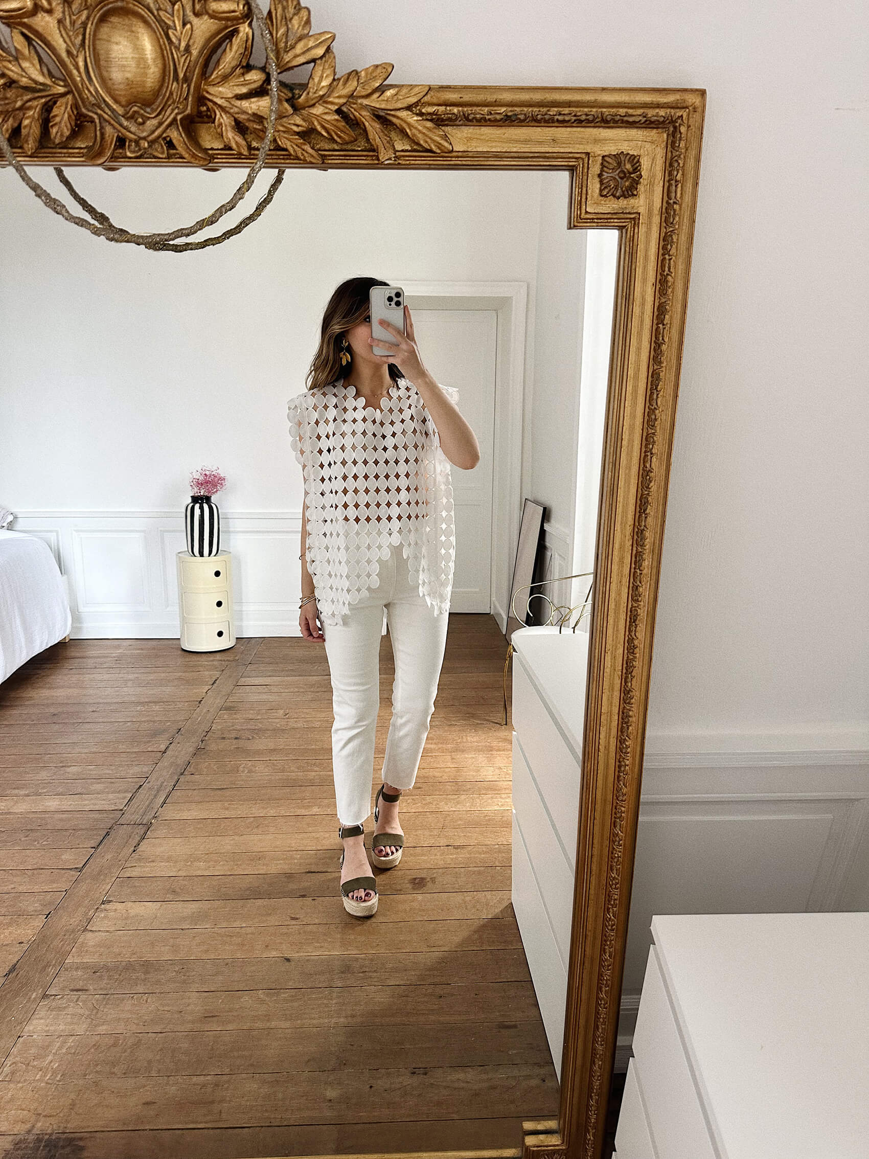 Jean Gaby blanc 5 - Vetement - Jean - Femme - Bas - Manon Calleja
