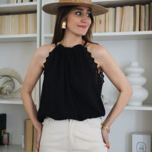 Top Sandra noir