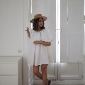 Robe Mila blanche
