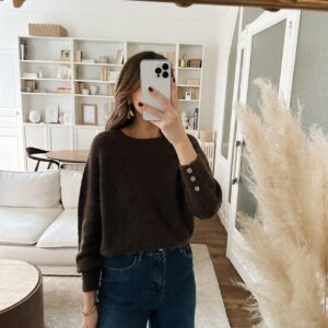 Pull Oscar brun