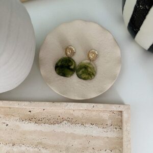 Boucles d'oreilles Indi vert