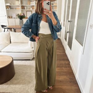 Pantalon Sara olive