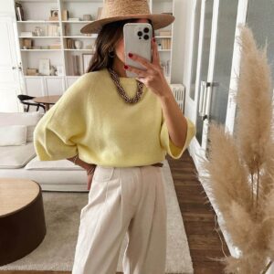 Pull Gaspard jaune