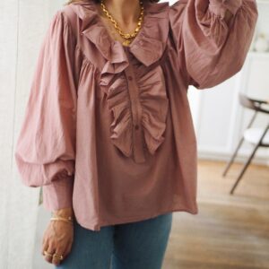 Blouse Fraise framboise