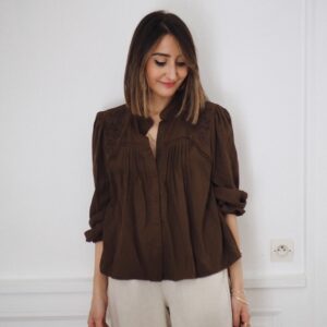 Blouse Honoré marron