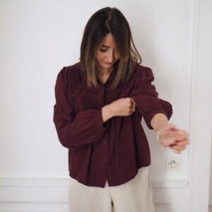 Blouse Honoré prune