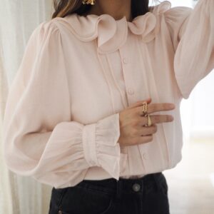 Blouse Marthe rose poudré