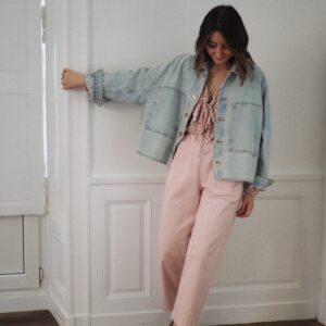 Pantalon William rose