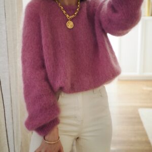 Pull Bergame Lilas