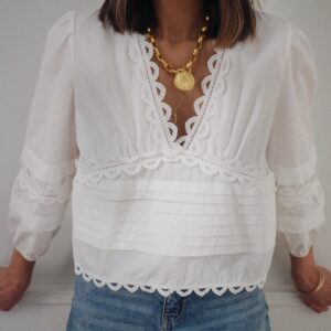 Blouse Sélène blanc