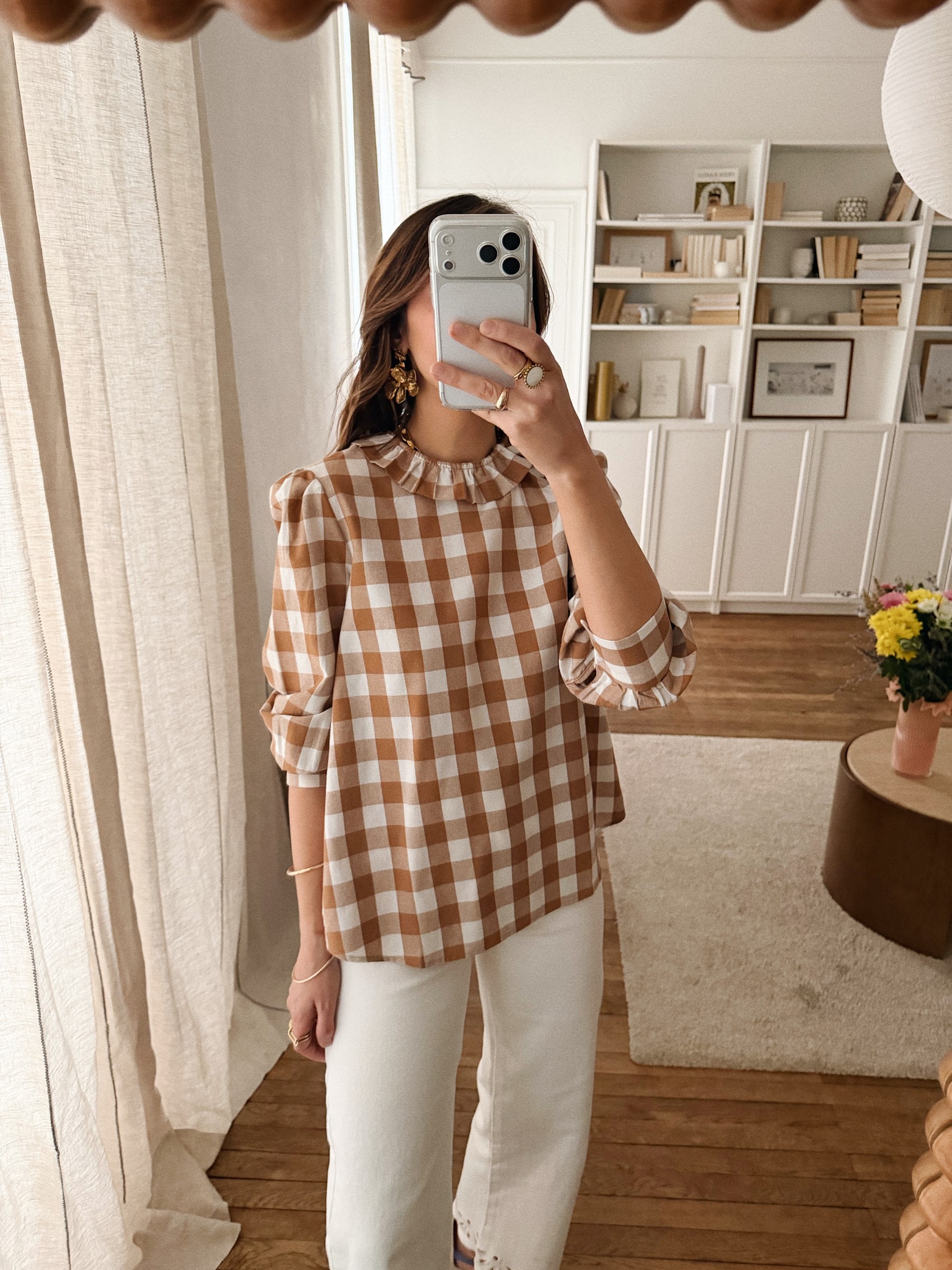 Blouse Brune 1 - Vetement - Blouse - Femme - Haut - Manon Calleja