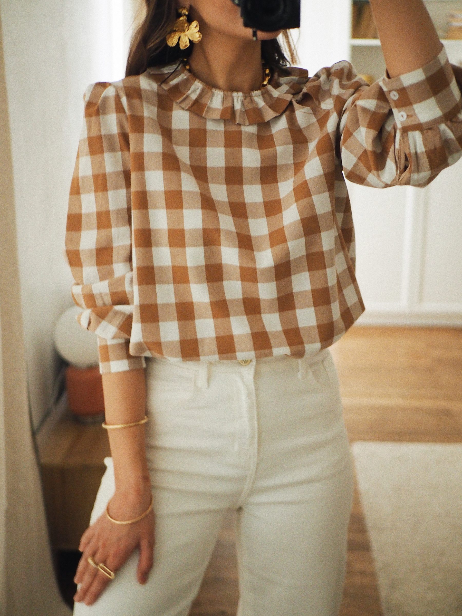 Blouse Brune 4 - Vetement - Blouse - Femme - Haut - Manon Calleja