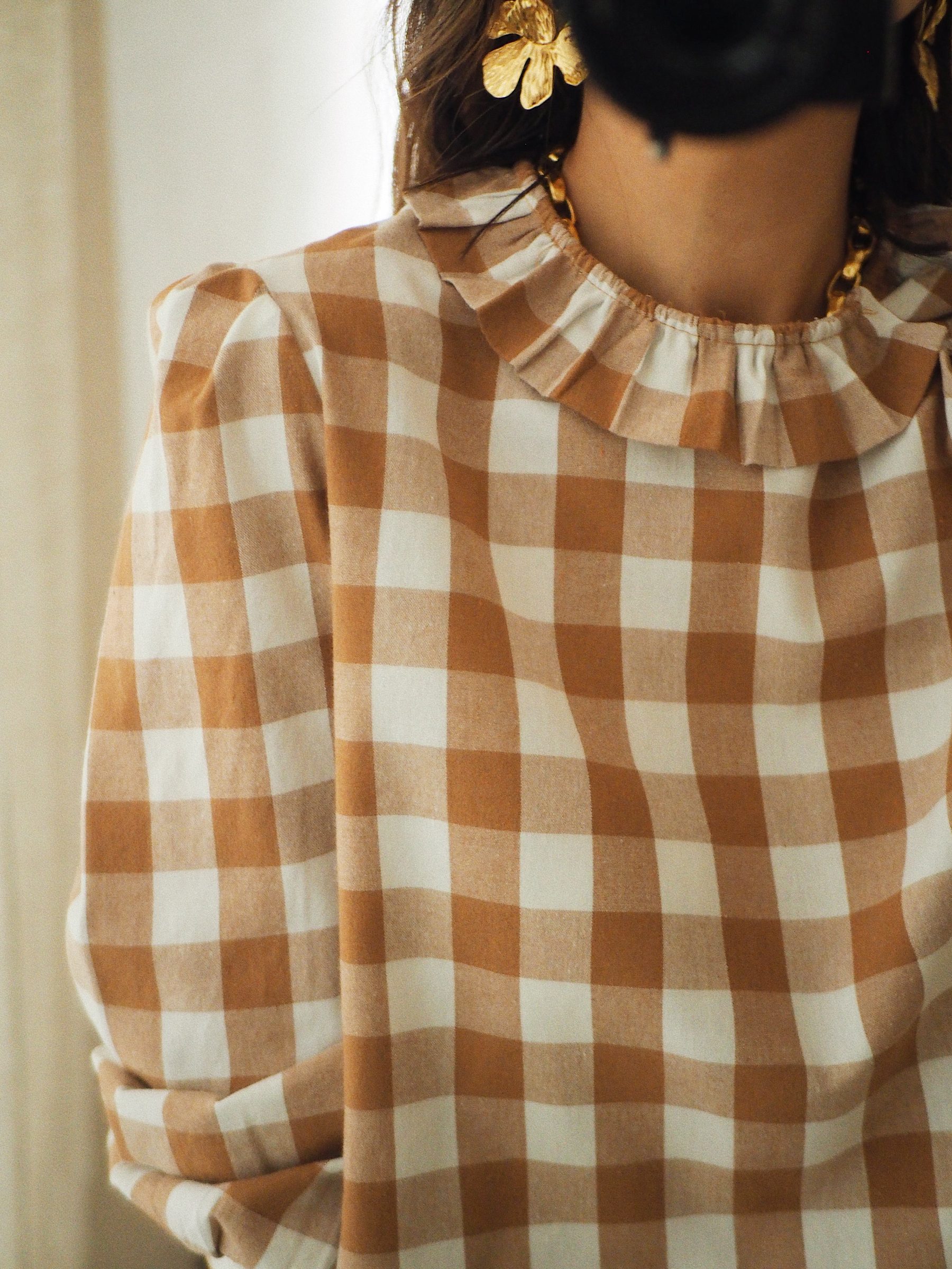 Blouse Brune 5 - Vetement - Blouse - Femme - Haut - Manon Calleja