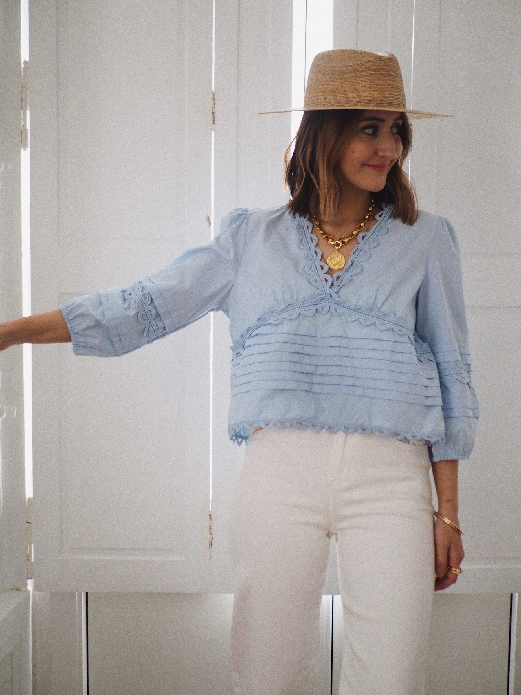 Blouse Selene bleu 7 - Vetement - Blouse - Femme - Haut - Manon Calleja