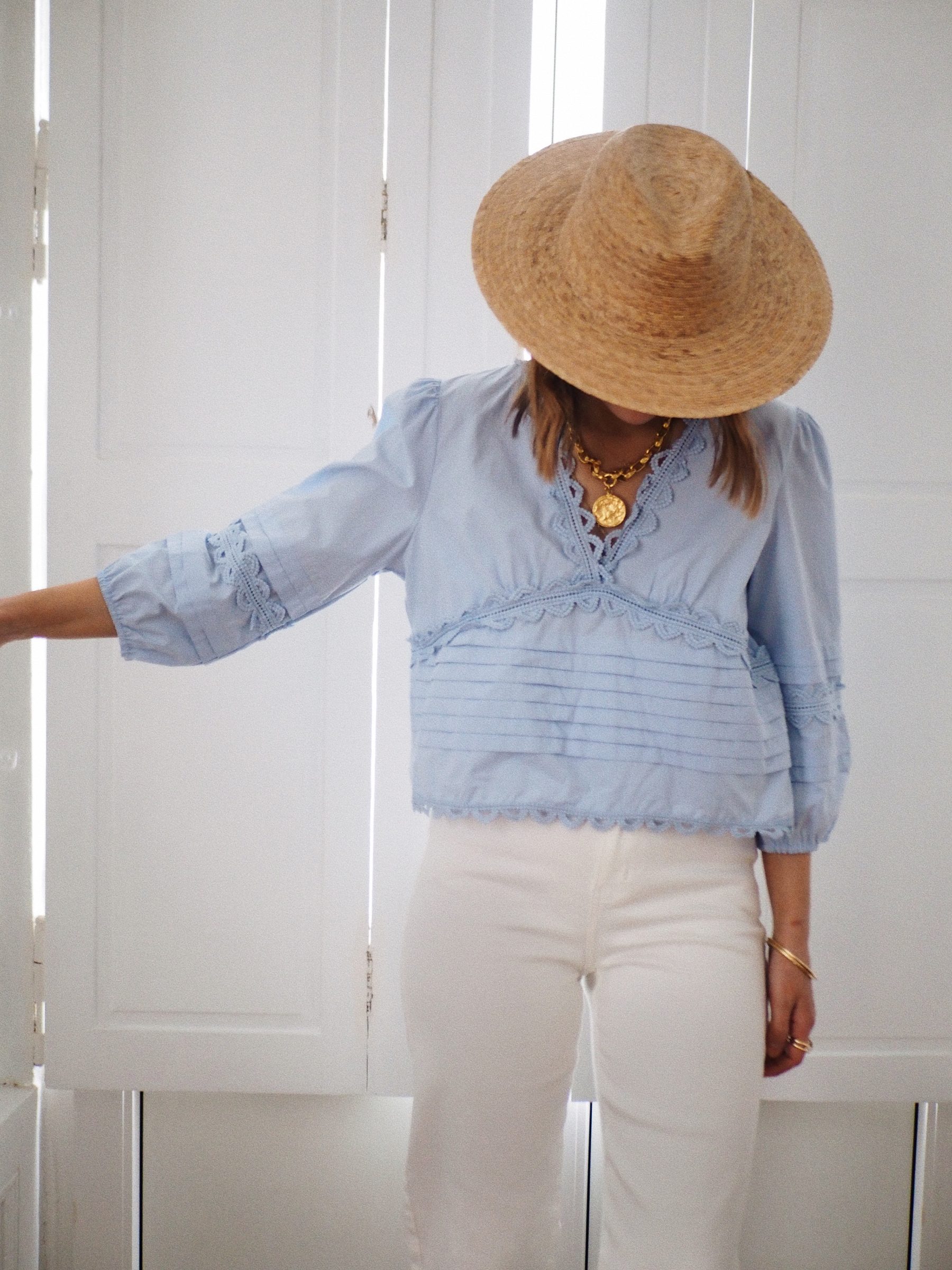 Blouse Selene bleu 8 - Vetement - Blouse - Femme - Haut - Manon Calleja