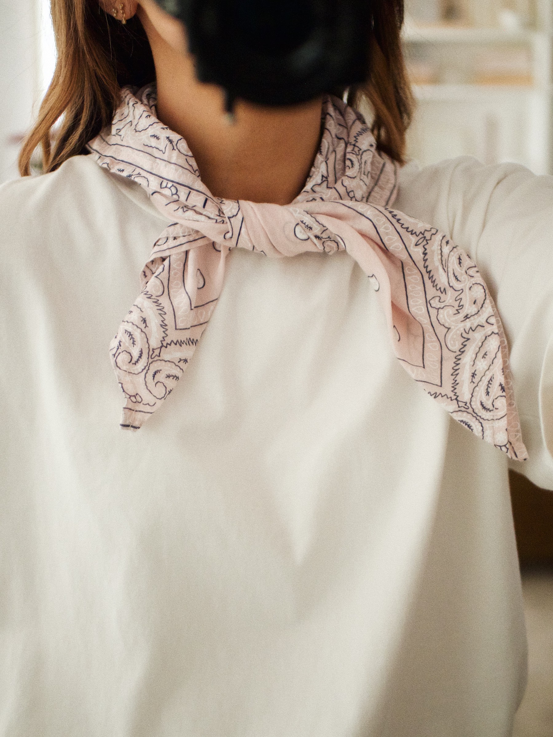 Bandana Nanna rose pale 3