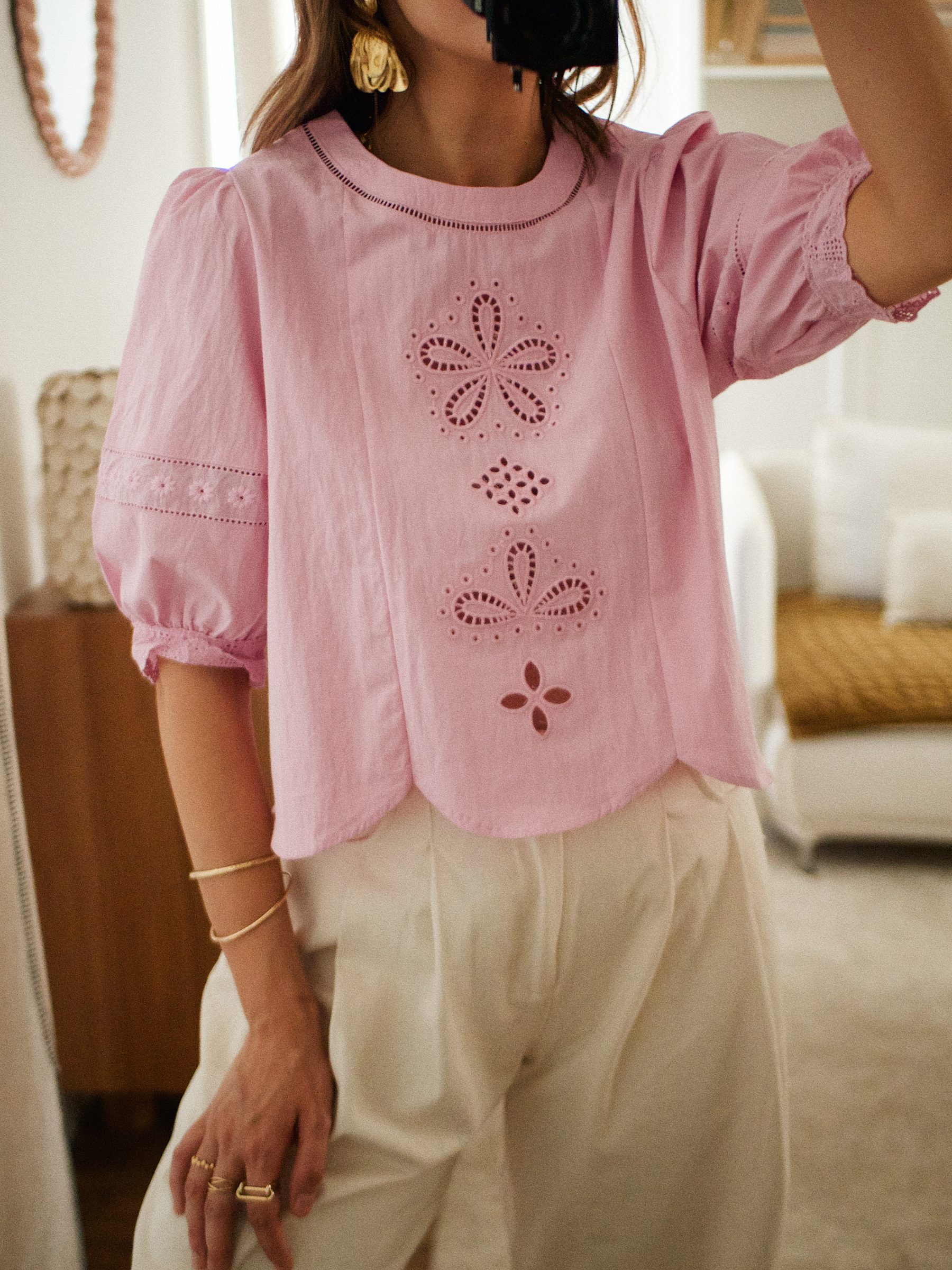 Blouse Ania rose 3