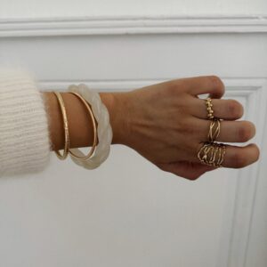 Jonc Calvin beige 1