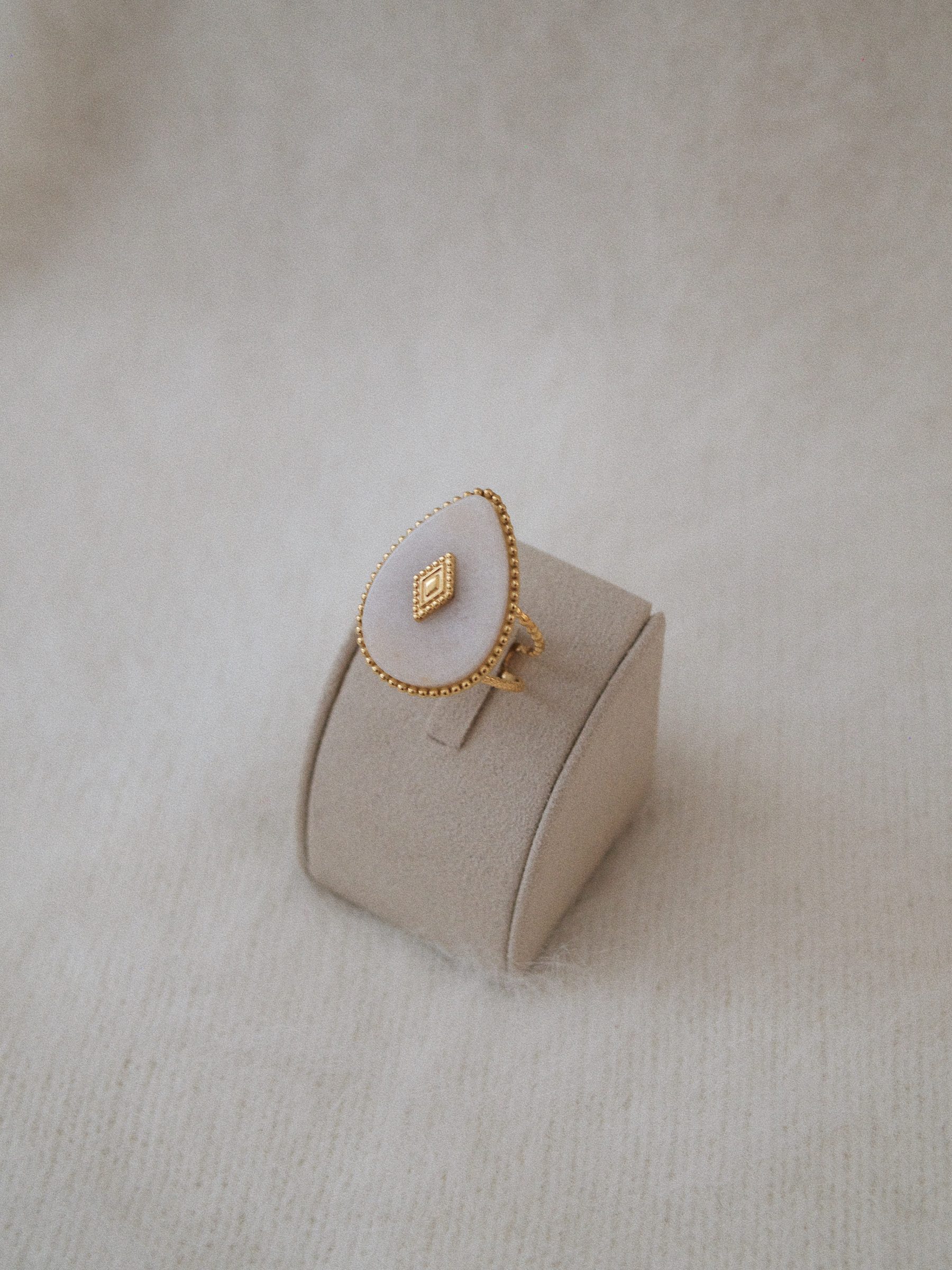 Bague Abil blanche 3 Bague Abil blanche 3