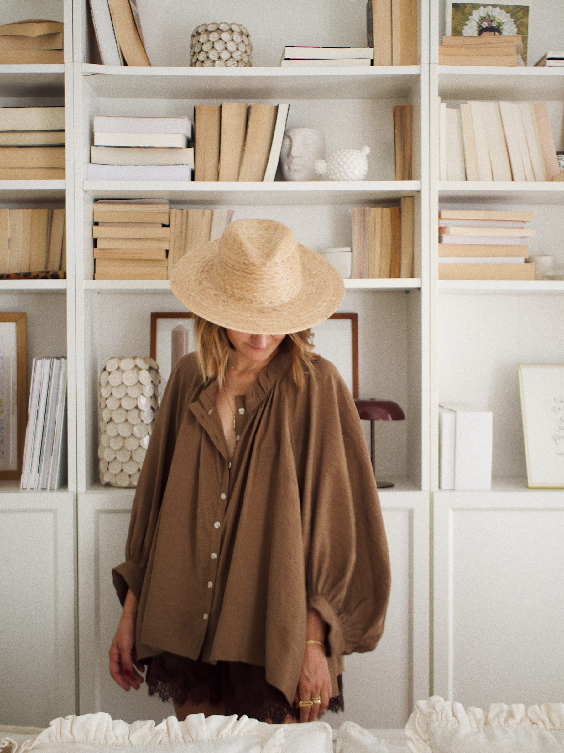 Blouse Louise camel 3