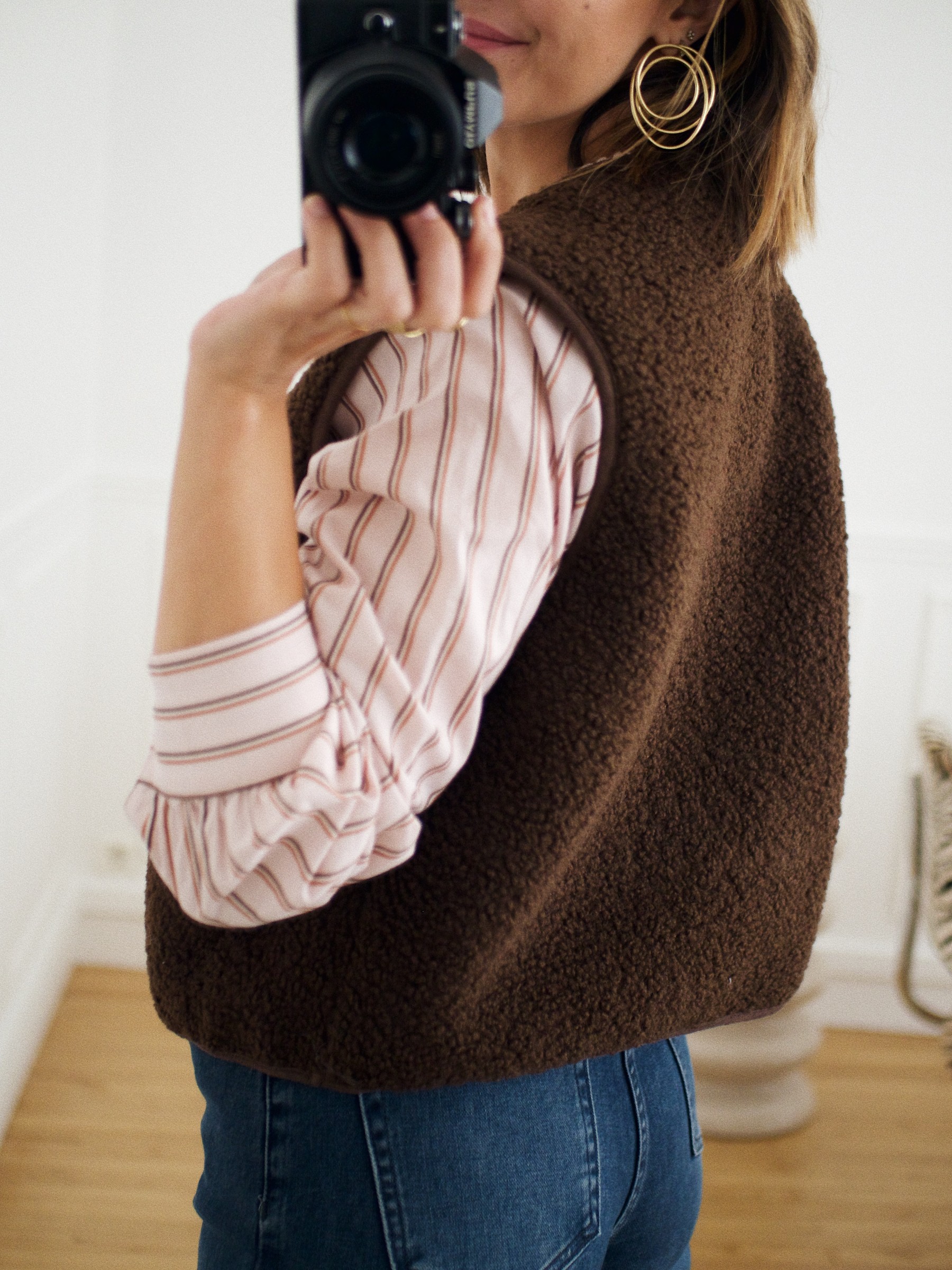 Gilet Zoé choco 2 Gilet Zoé choco 2