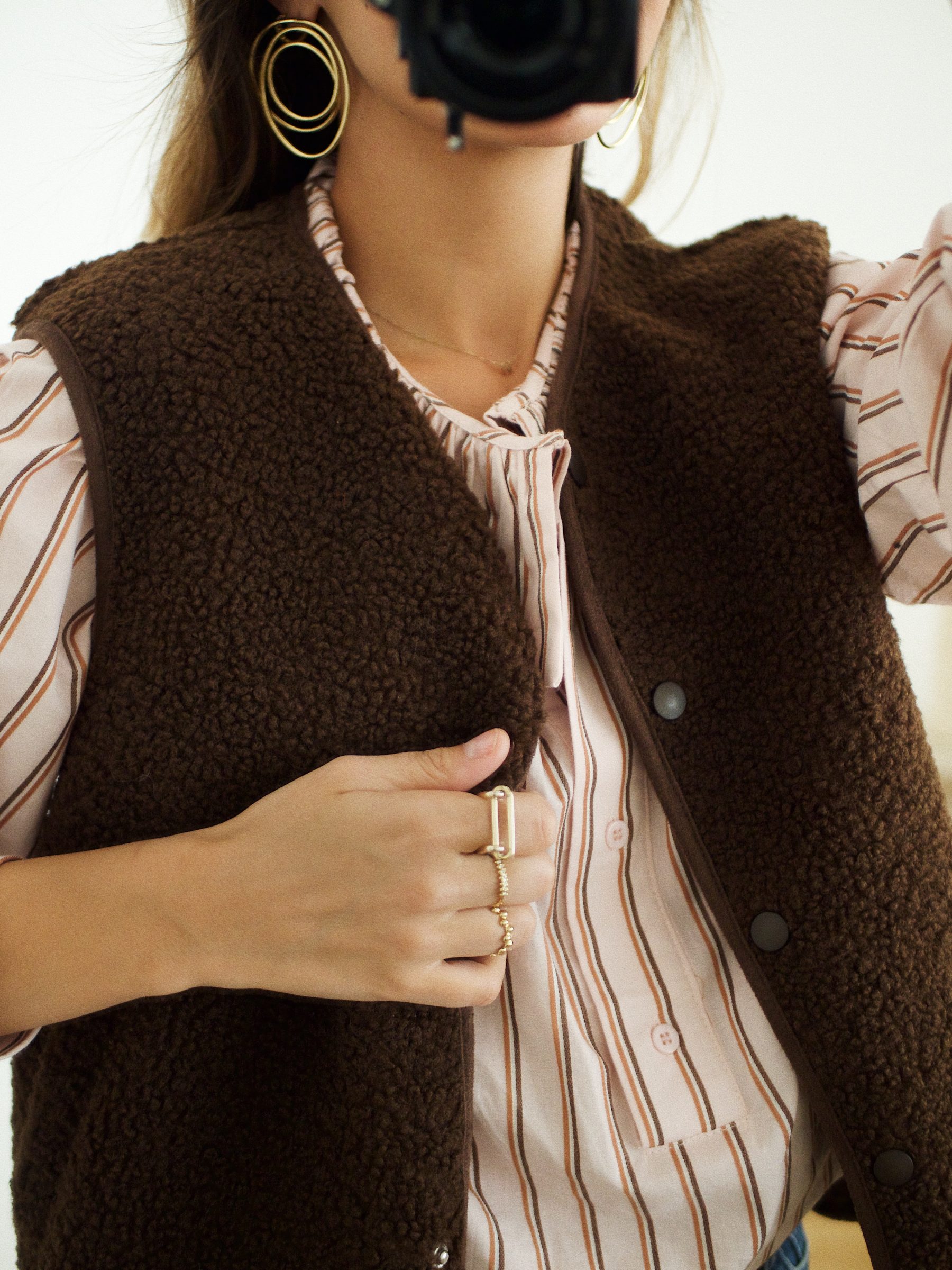 Gilet Zoé choco 3 Gilet Zoé choco 3