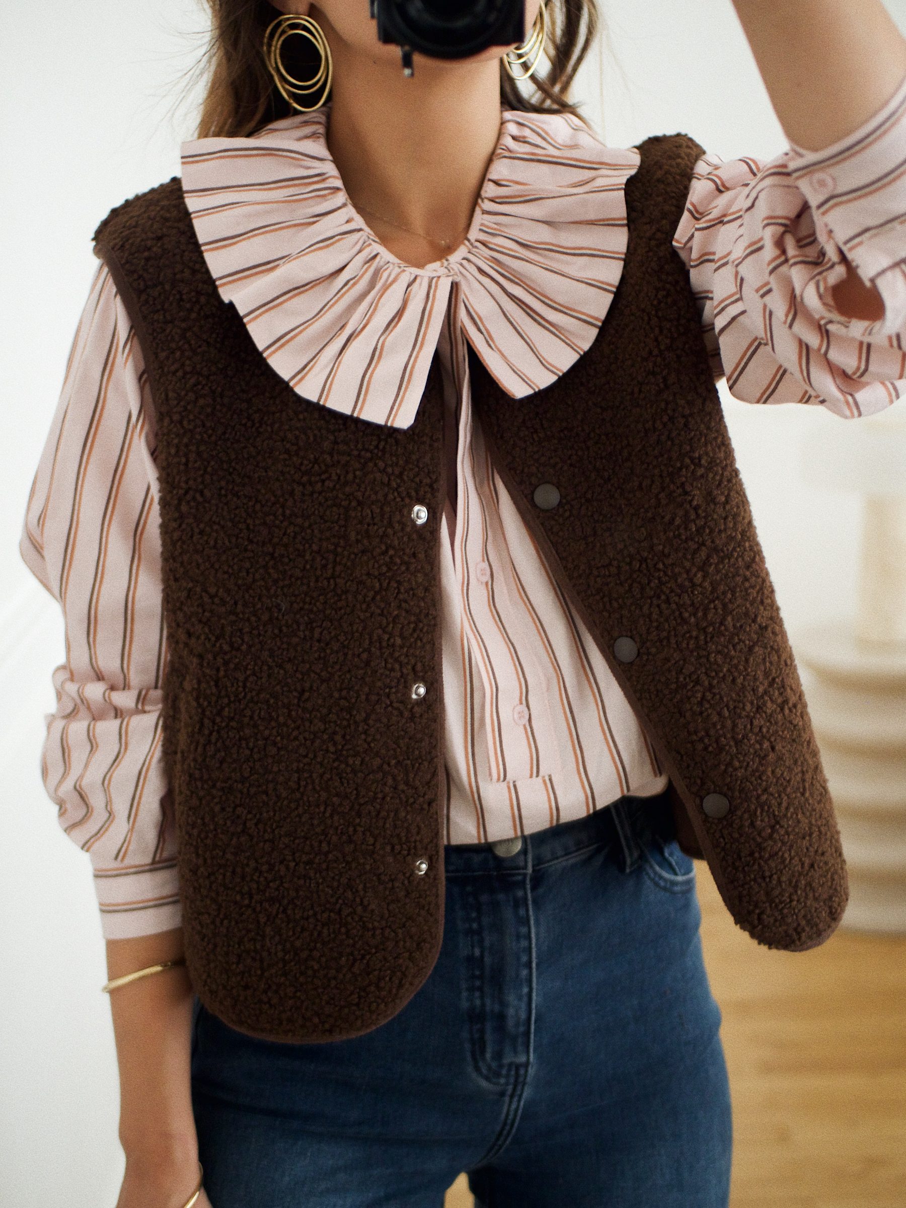 Gilet Zoé choco 5