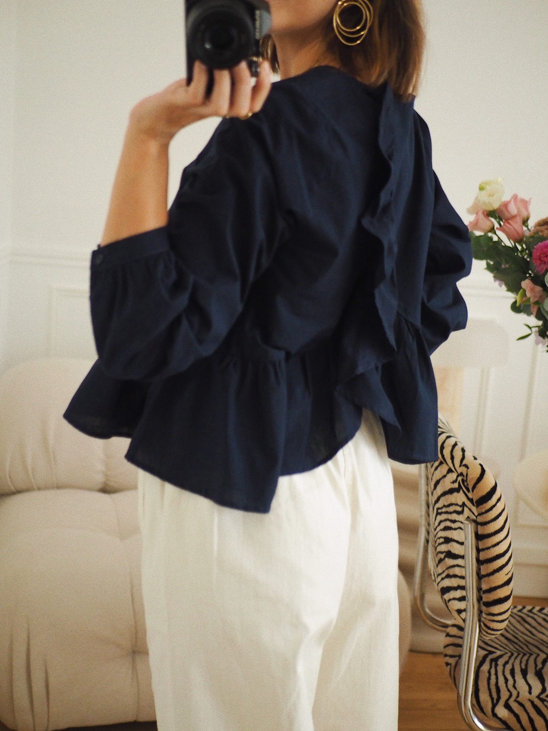 Blouse Charlotte marine 1