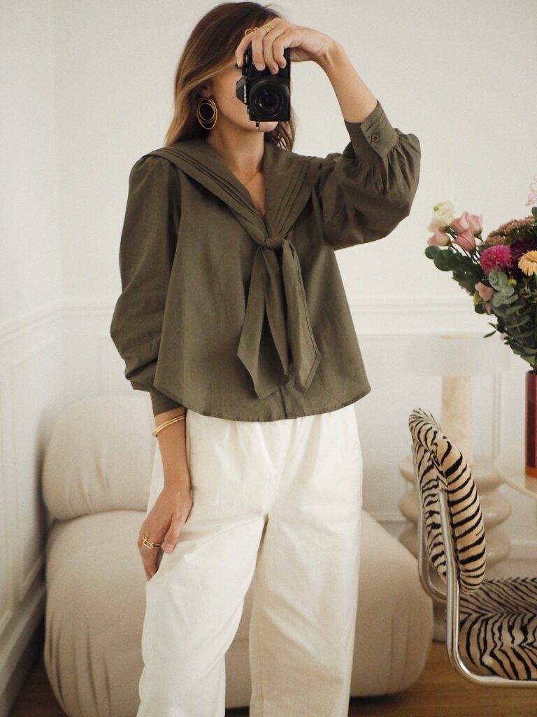 Blouse Ronda kaki 1