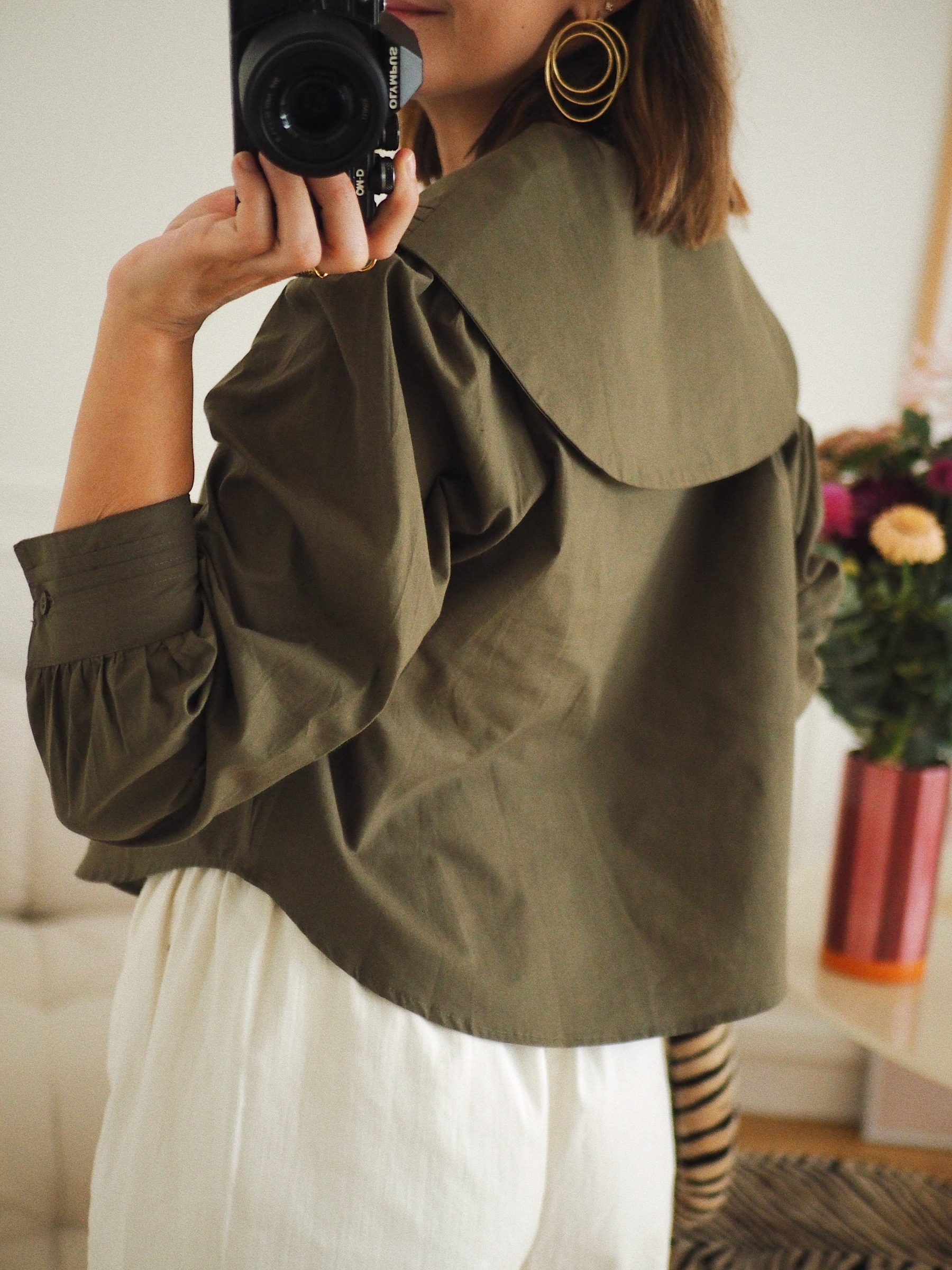Blouse Ronda kaki 6 Blouse Ronda kaki 6