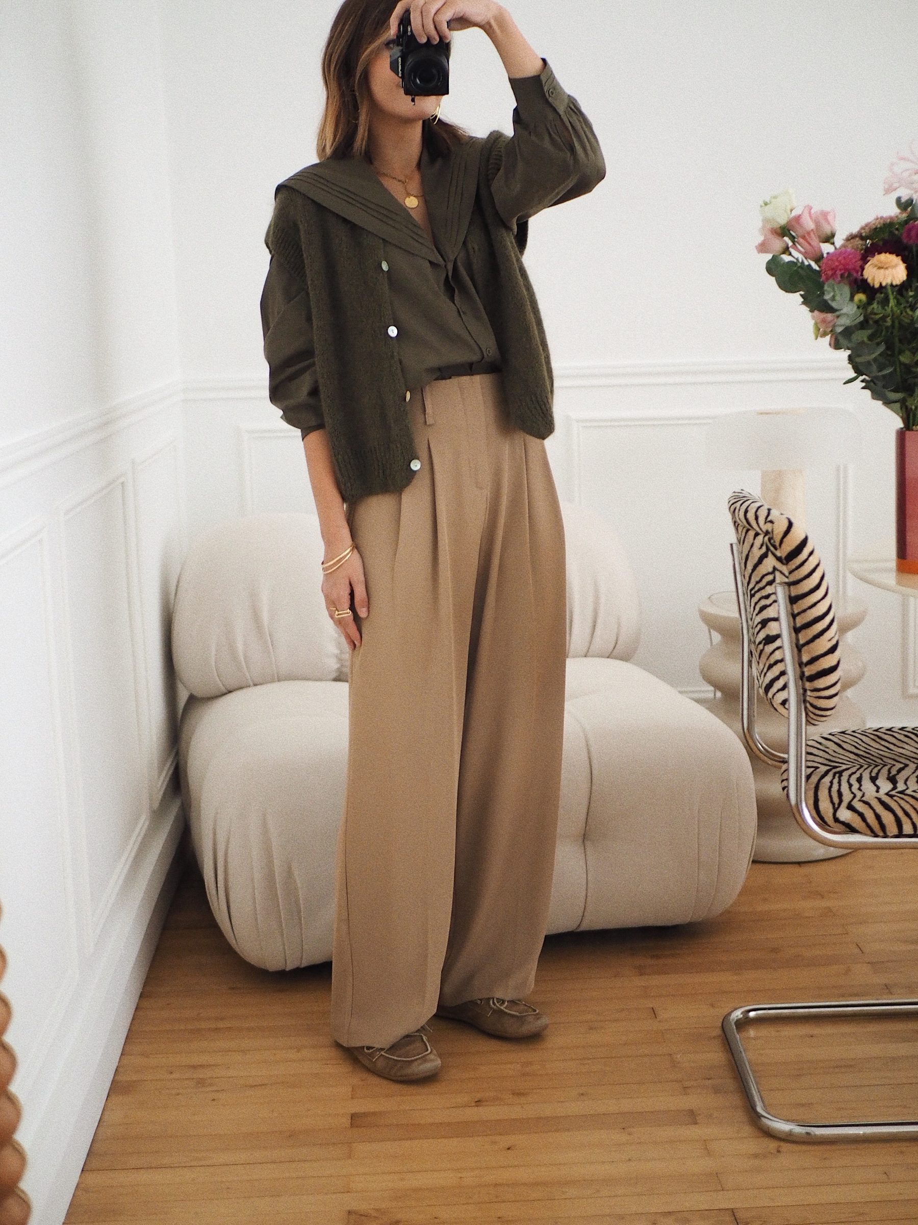 Blouse Ronda kaki 9 Blouse Ronda kaki 9