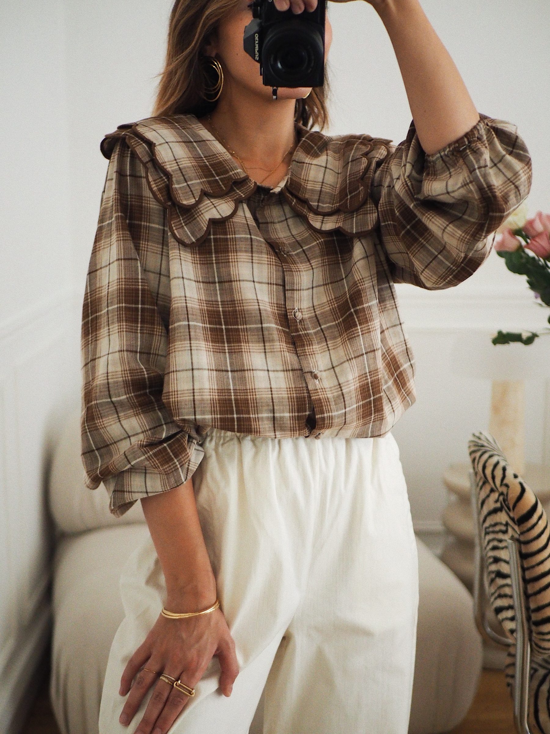 Chemise Fanny marron 1