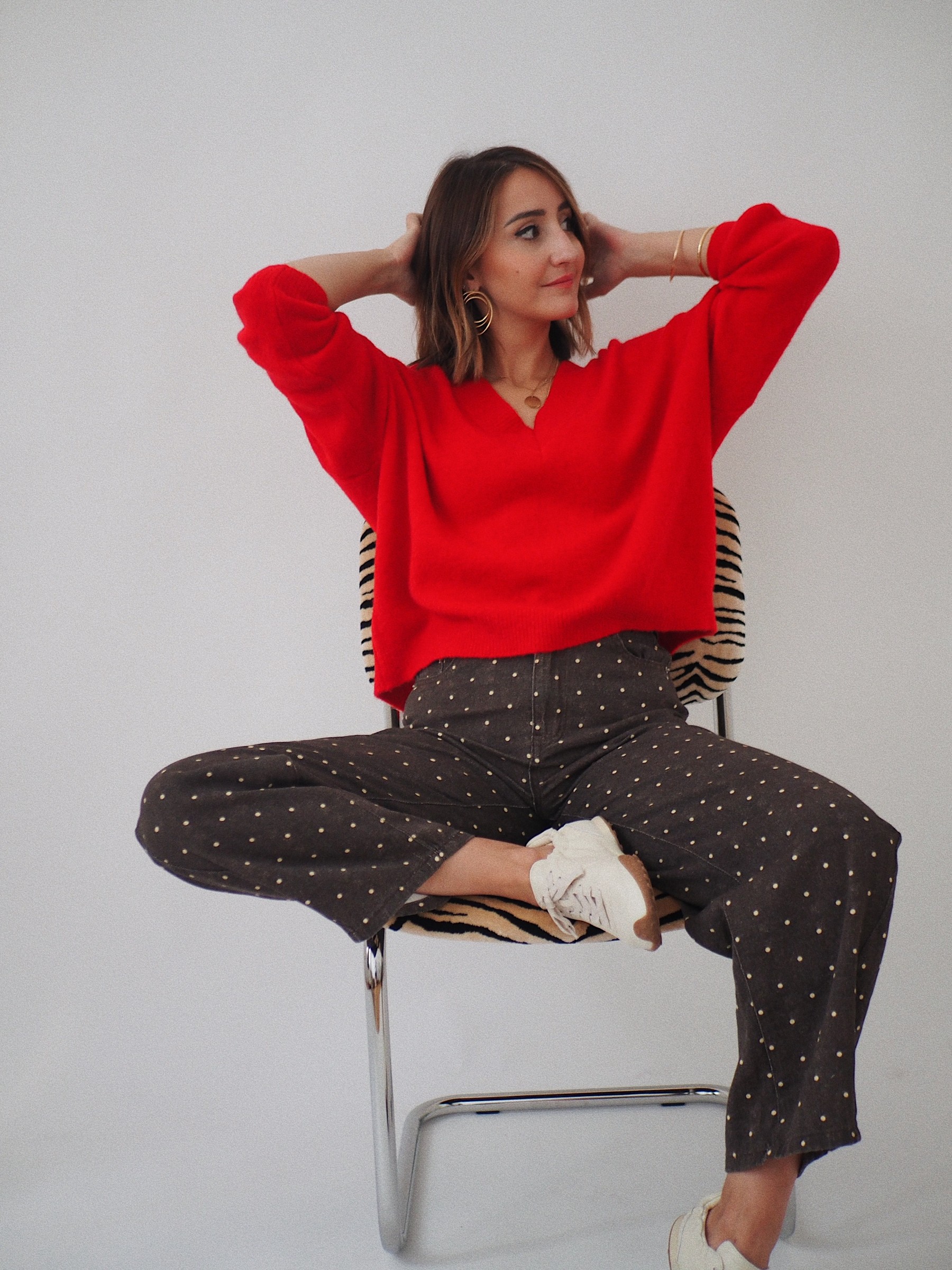 Pull Come rouge 1